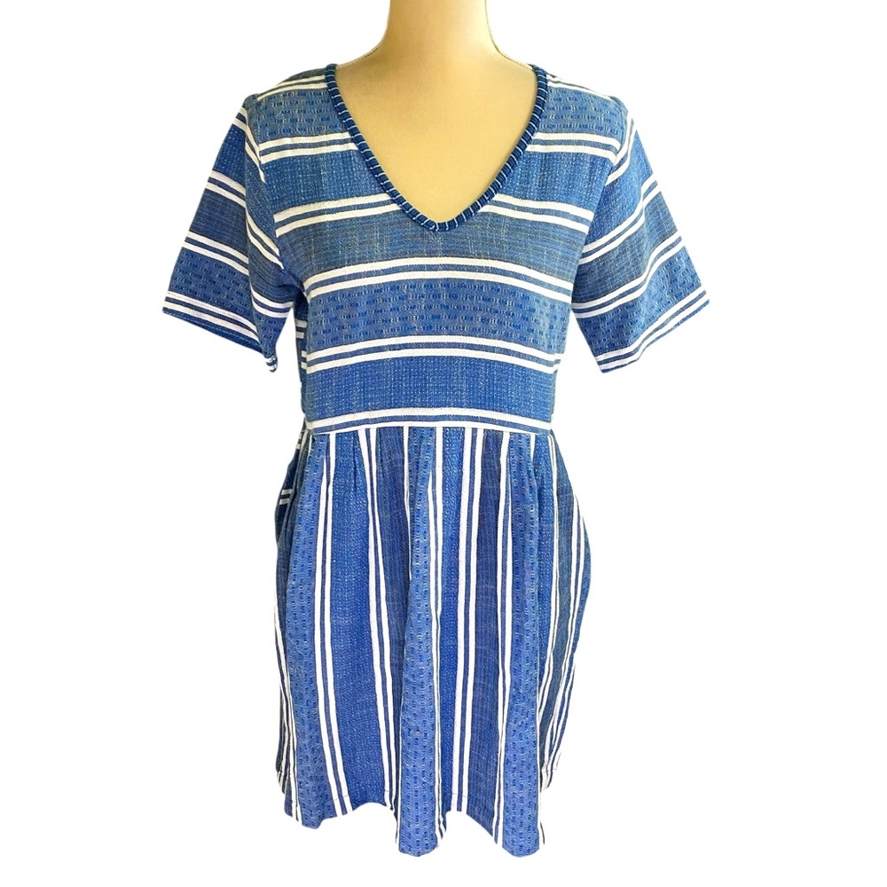 Ace & Jig Gallery Mini Dress in Blue Jean